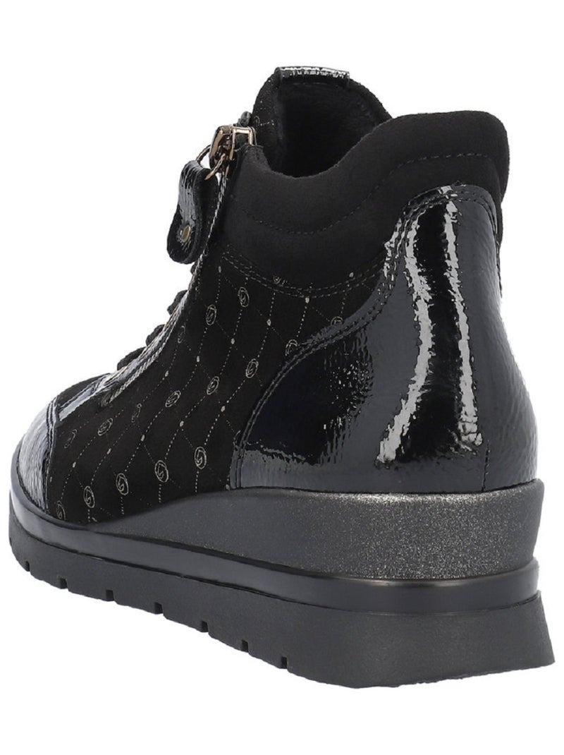 Basket Mode Femme Remonte Noir - Kiabi