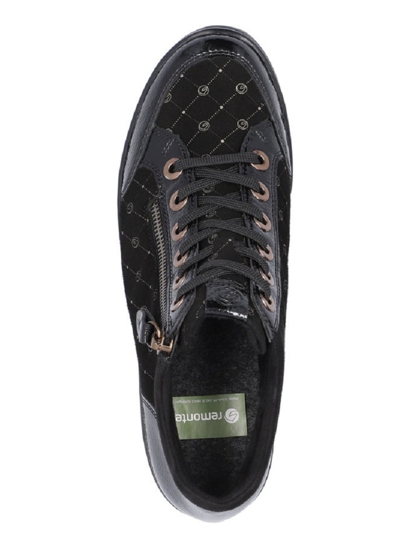 Basket Mode Femme Remonte Noir - Kiabi