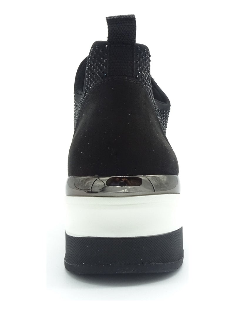 Basket Mode Femme Reqins Noir - Kiabi