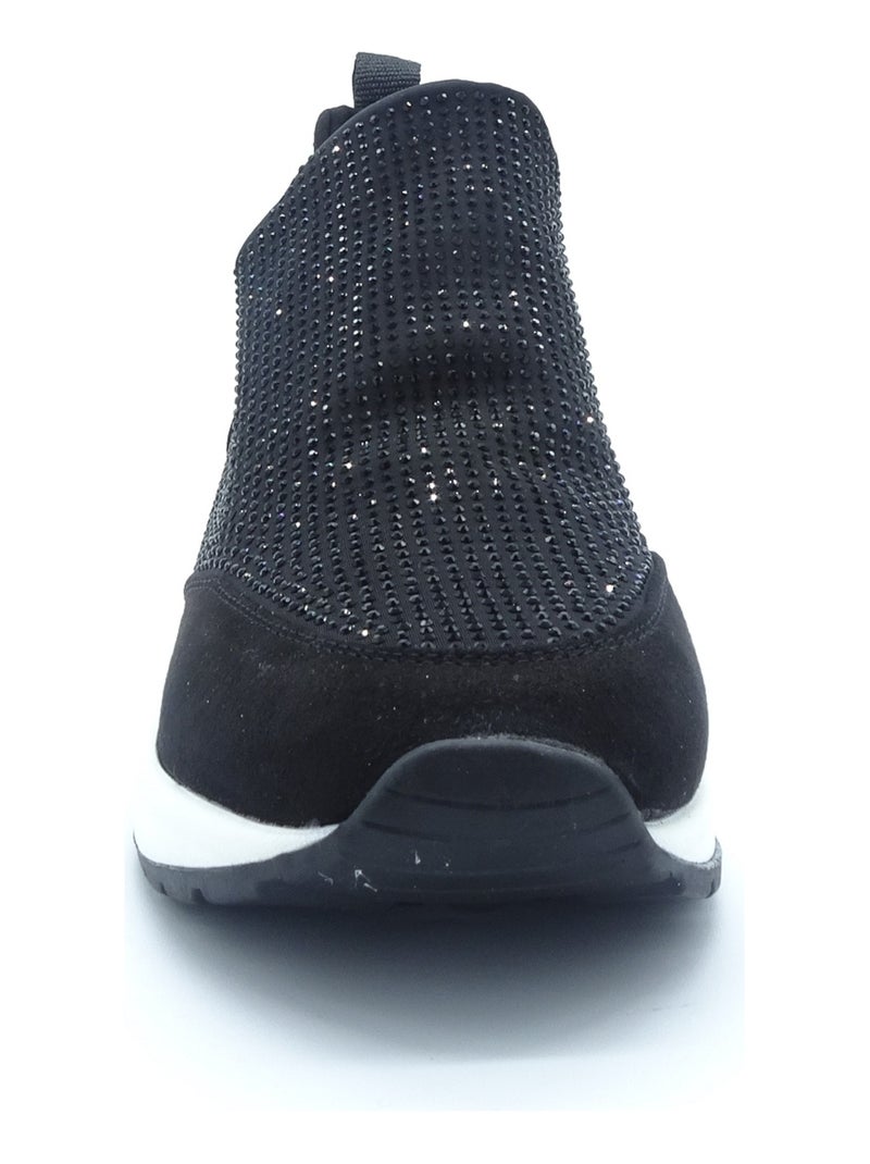 Basket Mode Femme Reqins Noir - Kiabi