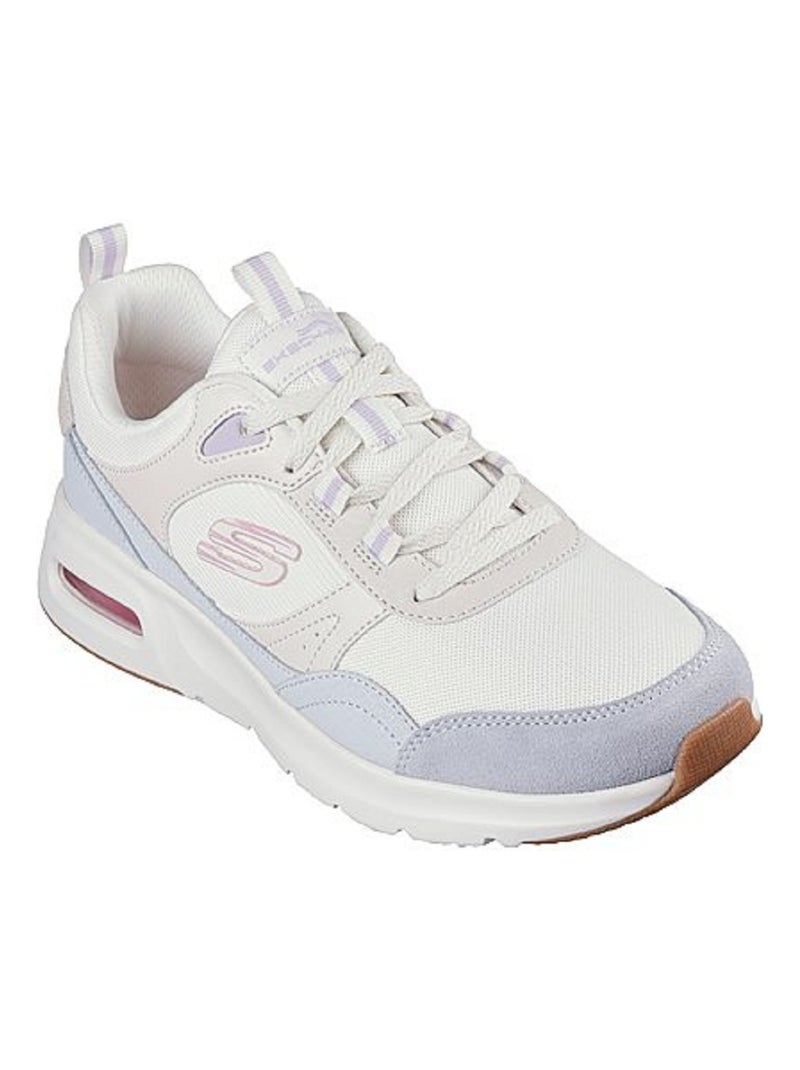 Basket Mode Femme Skechers Blanc - Kiabi