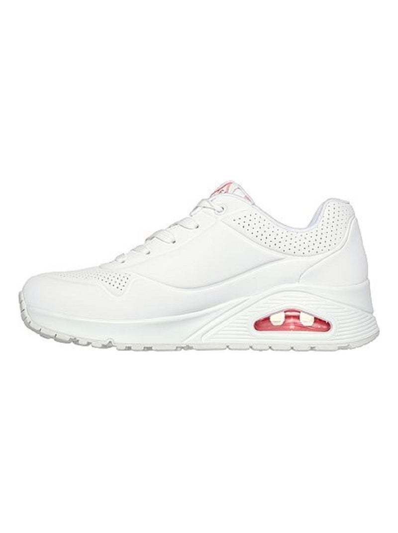 Basket Mode Femme Skechers Blanc - Kiabi