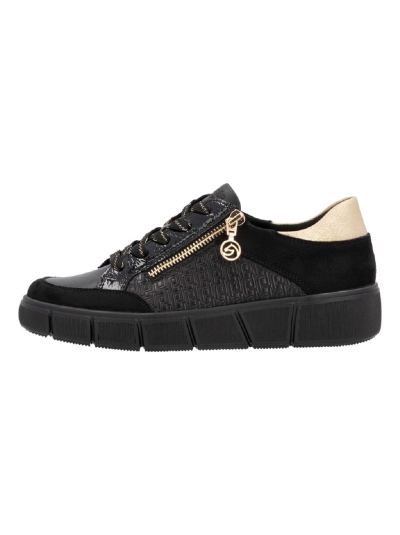 Basket Mode Remonte Noir Noir - Kiabi