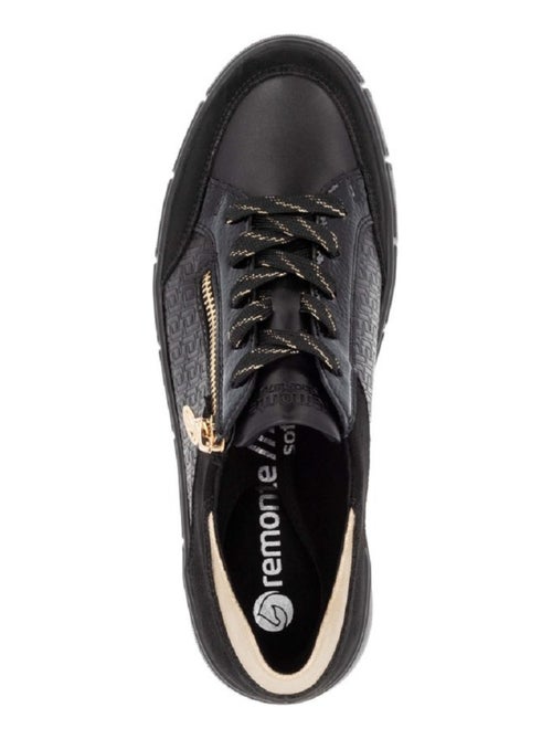 Basket Mode Remonte Noir - Kiabi Basket Mode Remonte Noir - Kiabi