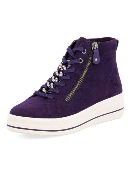 Basket Mode Remonte Violet - Kiabi