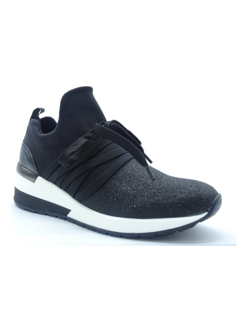Basket Mode Reqins Noir - Kiabi