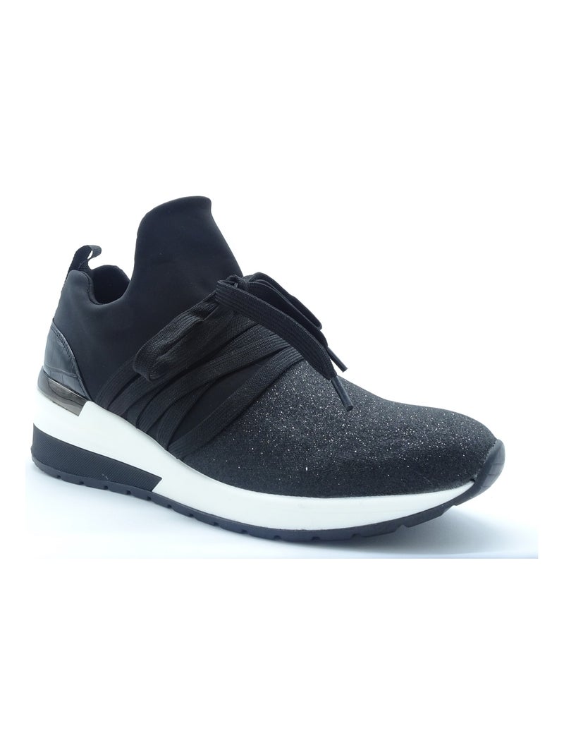 Basket Mode Reqins Noir Noir - Kiabi