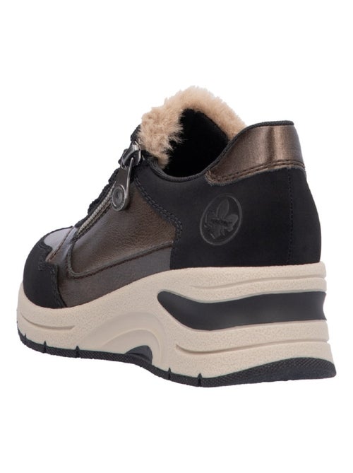 Basket Mode Rieker Noir - Kiabi Basket Mode Rieker Noir - Kiabi