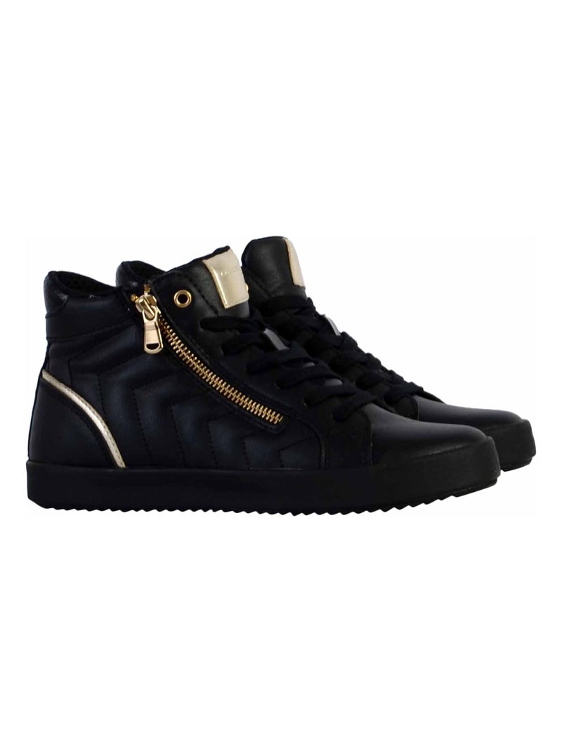 Basket Montante à Lacets Geox Blomiee Noir - Kiabi