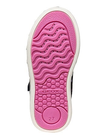 Basket Montante à Lacets Geox Enfant Skylin Girl Synt.Lea+Pea