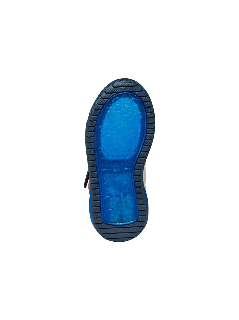 Basket Montante à Lacets Geox Junior Inek Boy Geobuck+Text Bleu - Kiabi