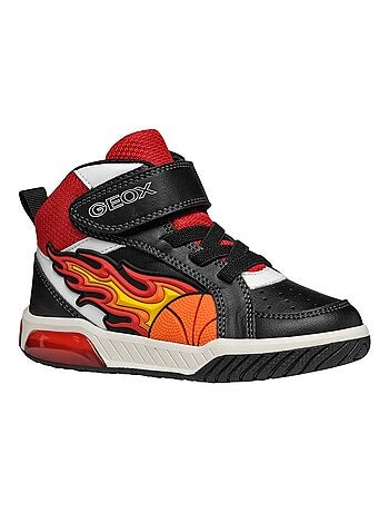 Basket Montante à Lacets Geox Junior Inek Boy Geobuck+Text