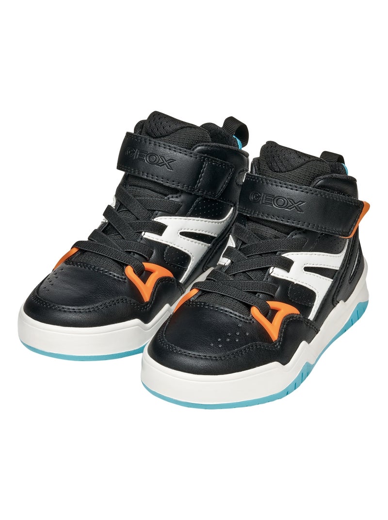 Basket Montante à Lacets Geox Junior Perth Boy GBK Noir - Kiabi