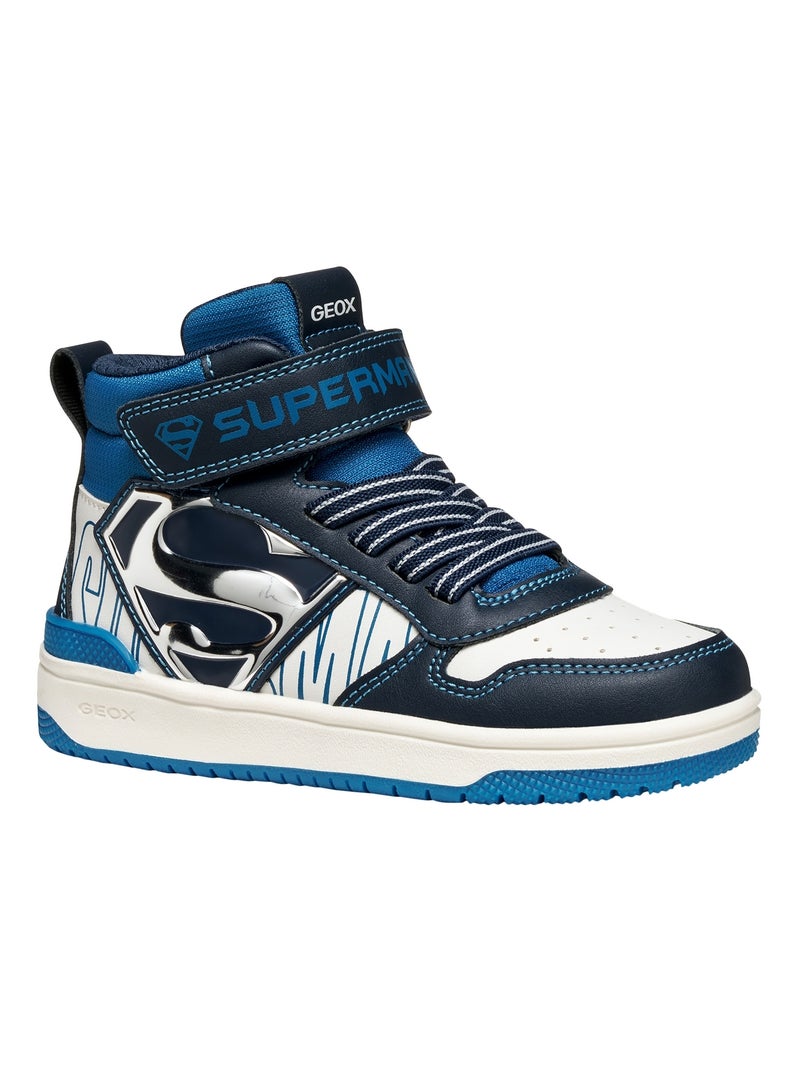 Basket Montante à Lacets Geox Junior Washiba Bleu - Kiabi