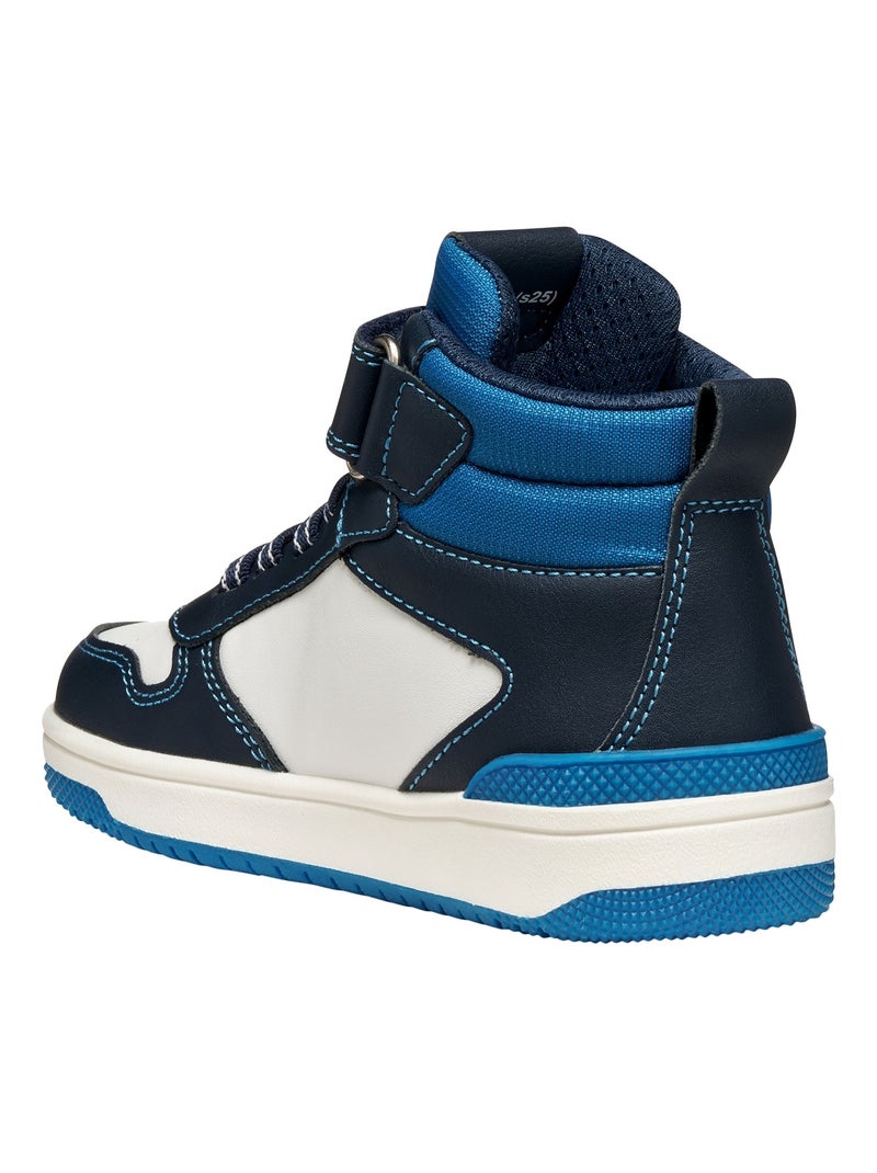 Basket Montante à Lacets Geox Junior Washiba Bleu - Kiabi