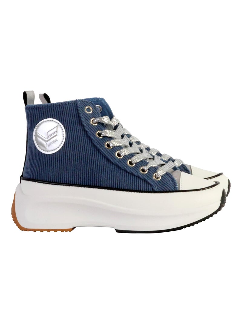 Basket Montante à Lacets Kaporal Christa Bleu - Kiabi