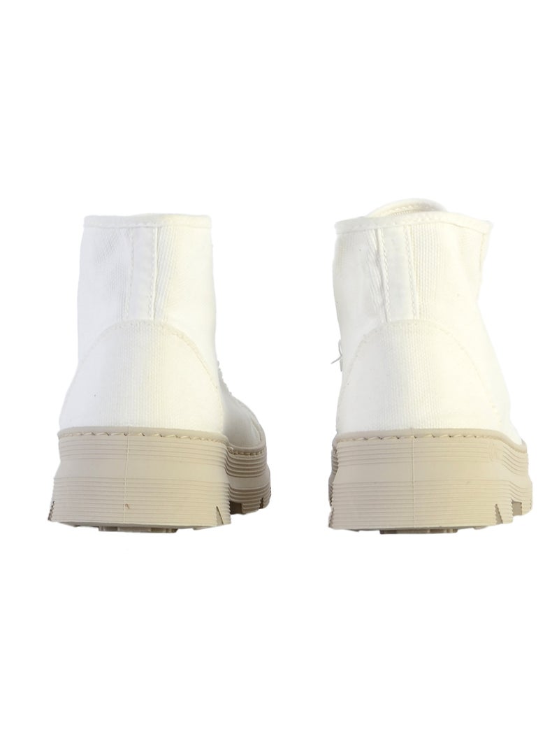 Basket Montante à Lacets Natural World Bota Enzimatica Blanc - Kiabi