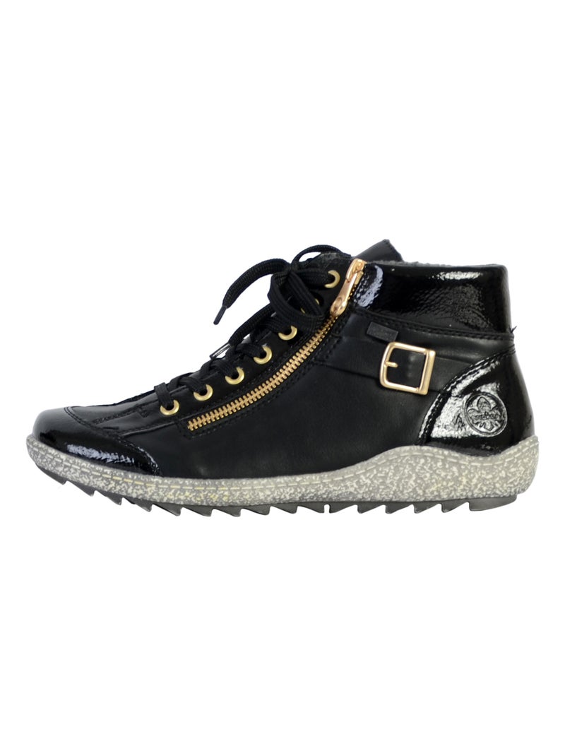 Basket Montante à Lacets Rieker Lagro Noir - Kiabi