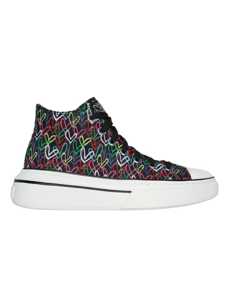 Basket Montante à Lacets Skechers Love Letters Noir - Kiabi