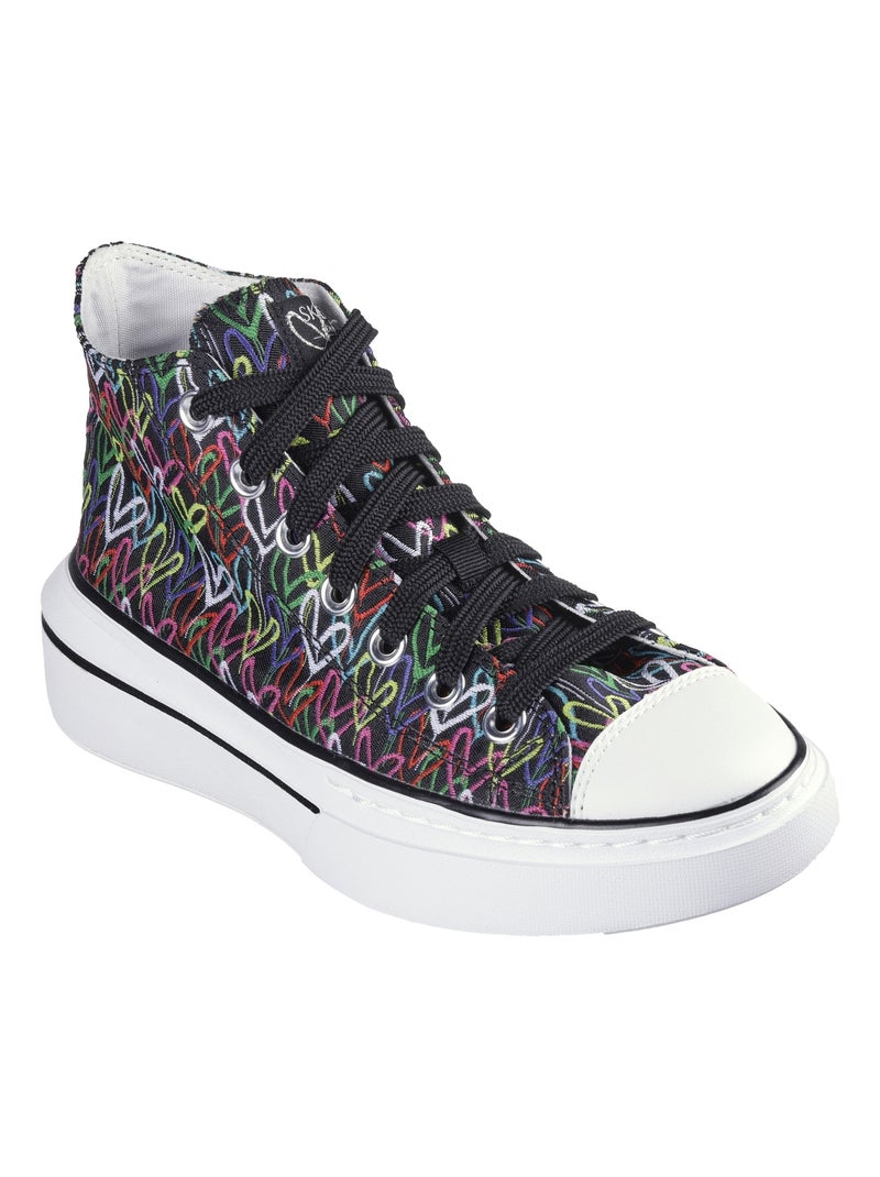 Basket Montante à Lacets Skechers Love Letters Noir - Kiabi