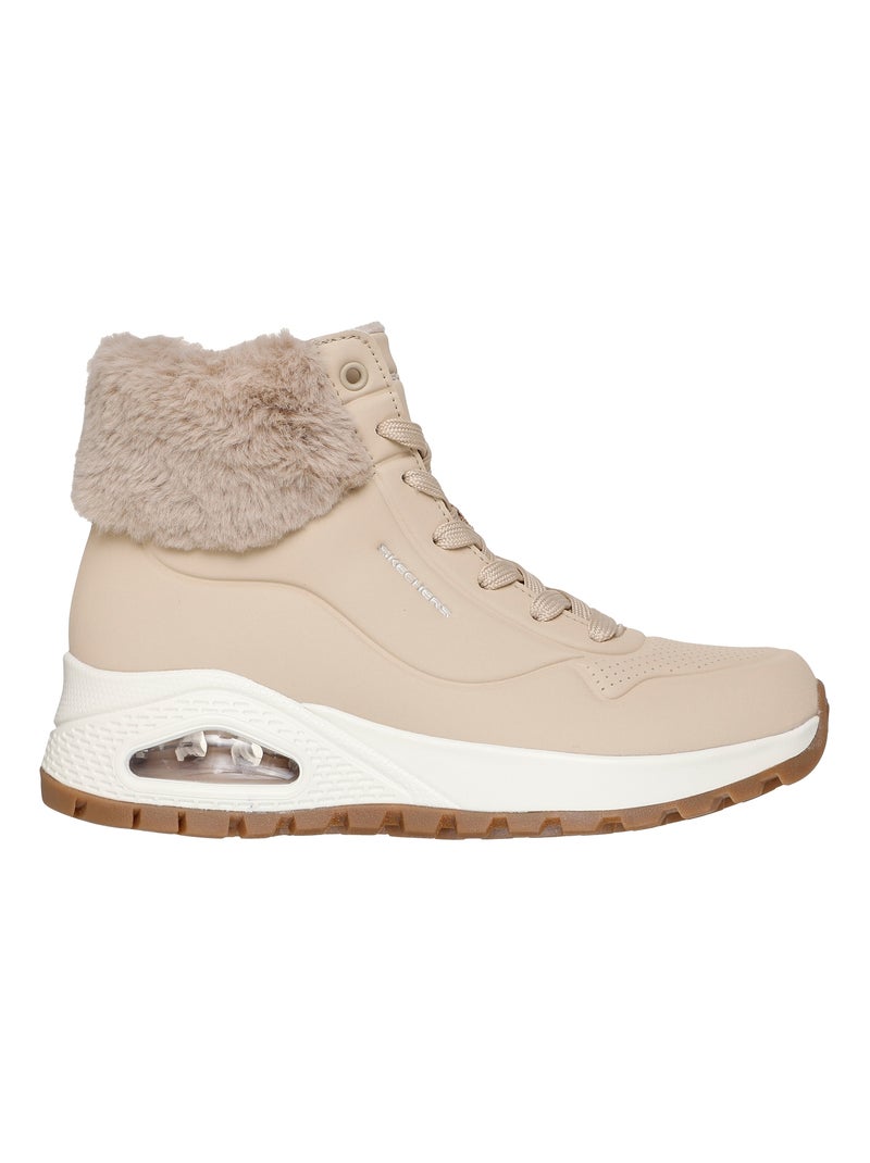 Basket Montante à Lacets Skechers Uno Rugged Fall Air Beige - Kiabi