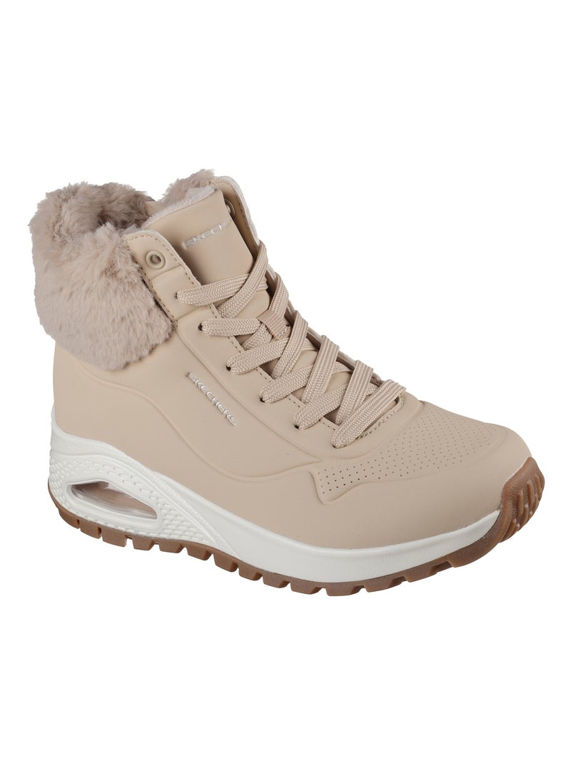 Basket Montante à Lacets Skechers Uno Rugged Fall Air Beige - Kiabi