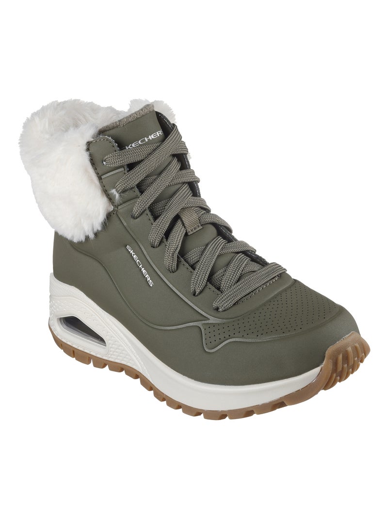 Basket Montante à Lacets Skechers Uno Rugged Fall Air Vert - Kiabi