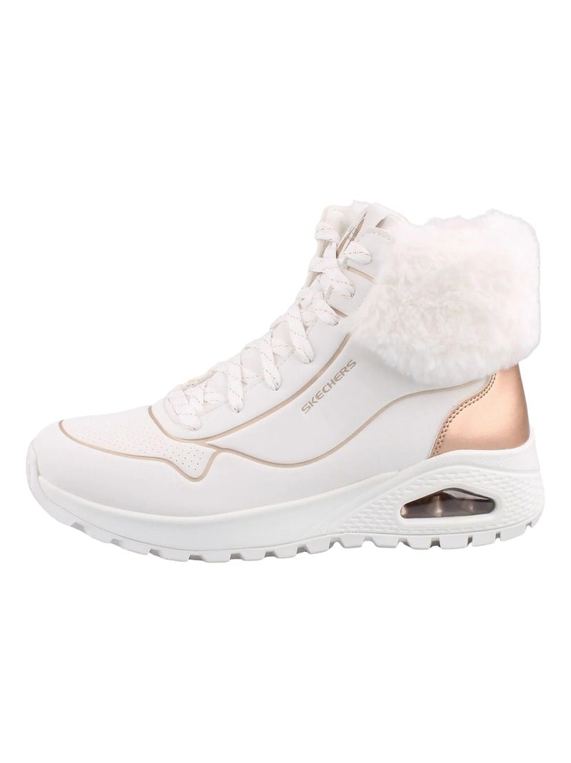 Basket Montante à Lacets Skeckers Uno Rugged Fall Shimmer Blanc - Kiabi