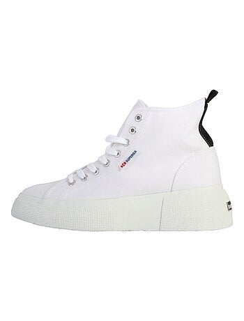 Basket Montante à Lacets Superga Bubble Mid