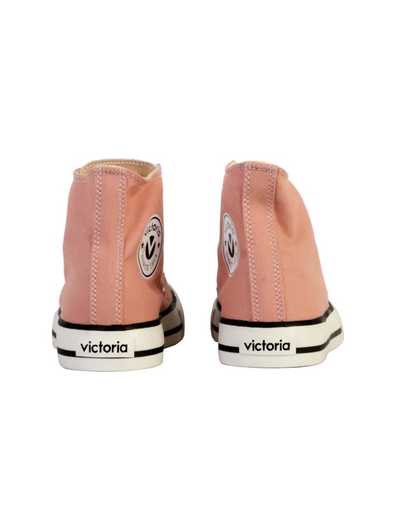 Basket Montante à Lacets Victoria Beige - Kiabi