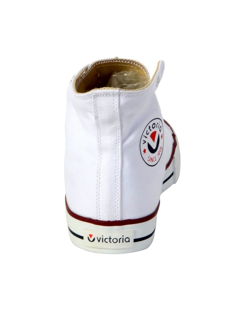Basket Montante à Lacets Victoria Blanc - Kiabi