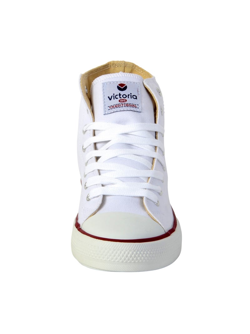 Basket Montante à Lacets Victoria Blanc - Kiabi