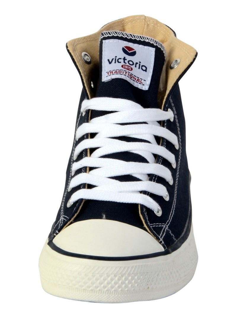 Basket Montante à Lacets Victoria Bleu - Kiabi