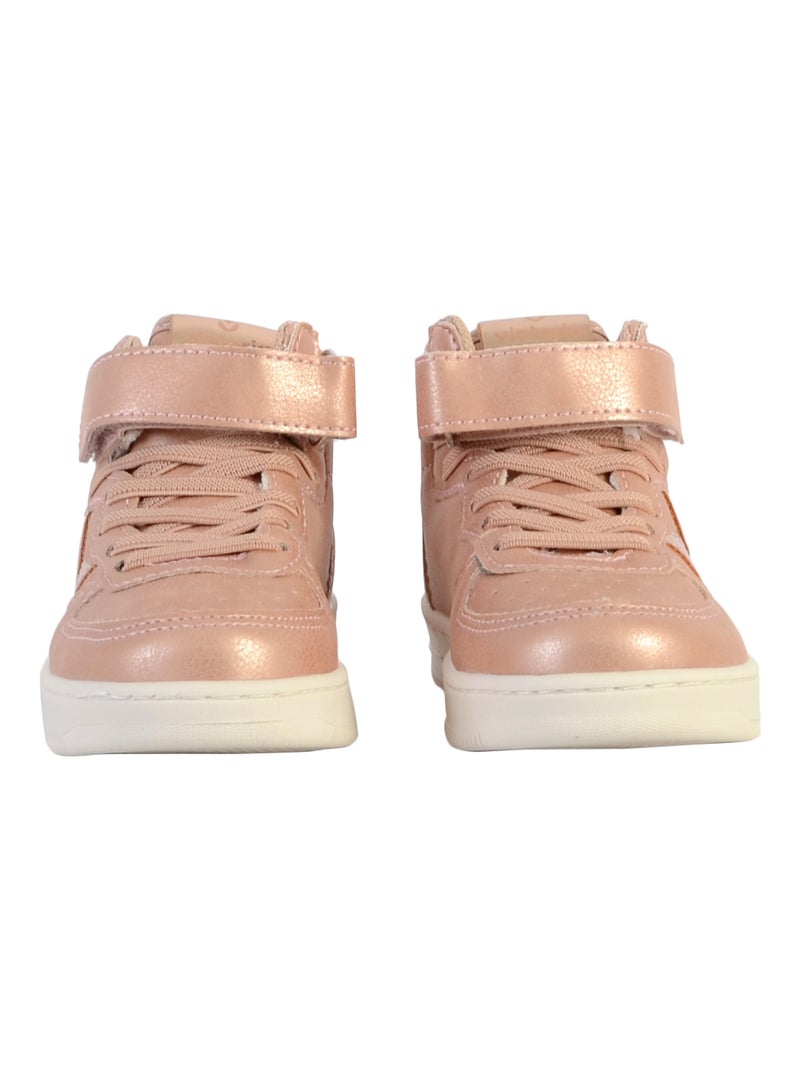 Basket Montante à Lacets Victoria Enfant Beige - Kiabi