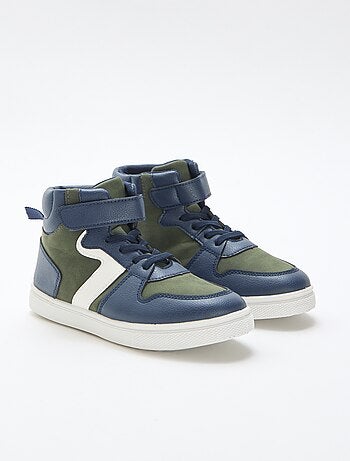 Basket montante à scratch en simili