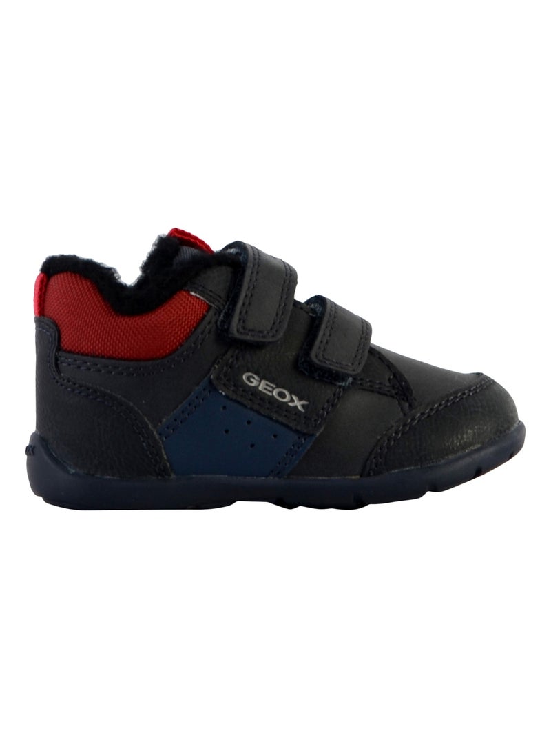 Basket Montante à Scratch Enfant Geox Elthan Bleu marine - Kiabi