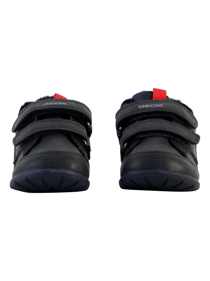 Basket Montante à Scratch Enfant Geox Elthan Bleu marine - Kiabi