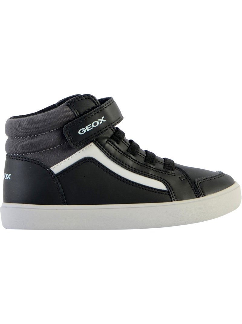 Basket Montante à Scratch Enfant Geox Gisli Gris - Kiabi