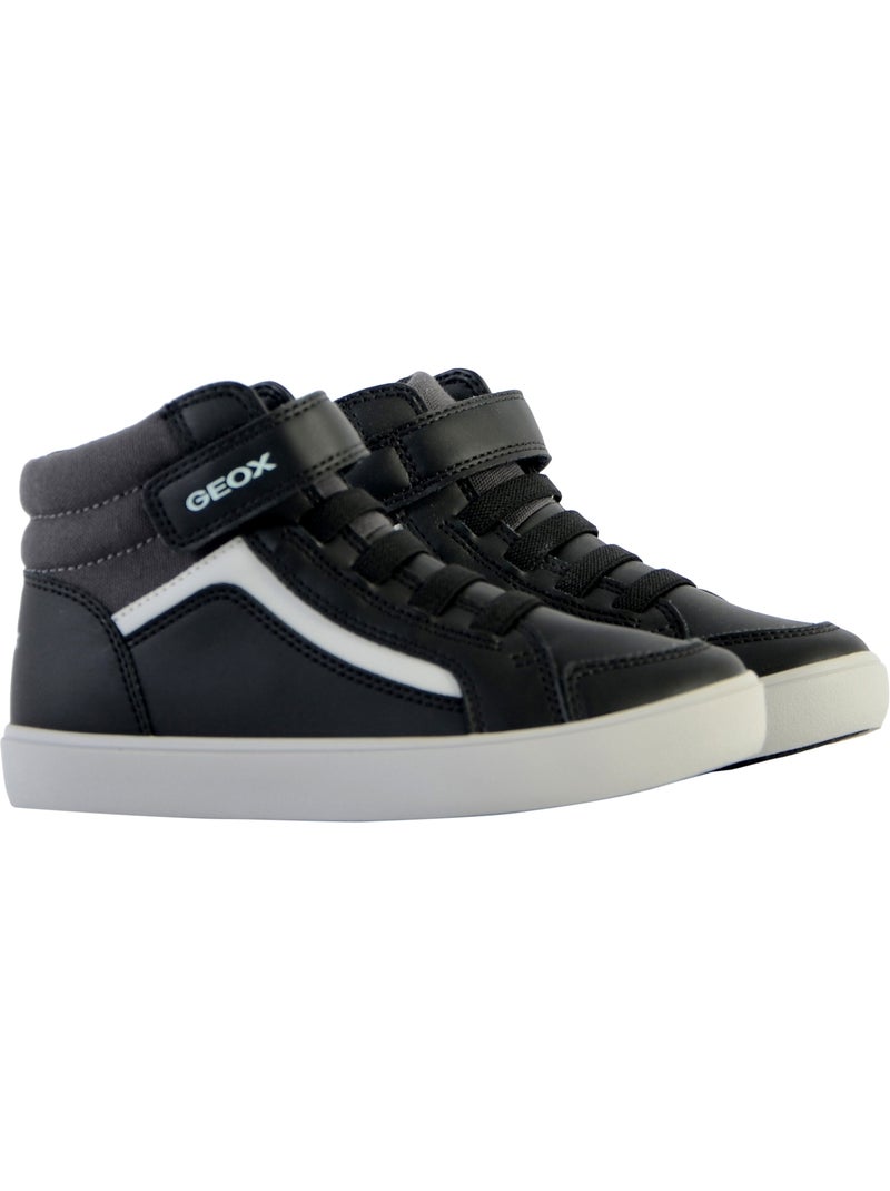 Basket Montante à Scratch Enfant Geox Gisli Gris - Kiabi