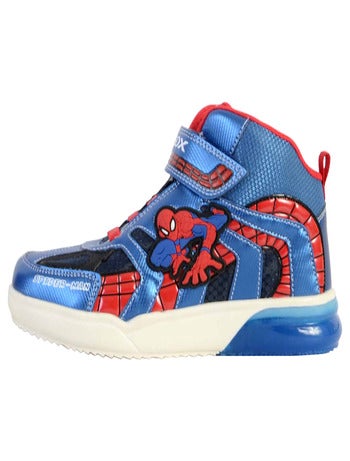 Basket Montante à Scratch Enfant Geox Grayjay