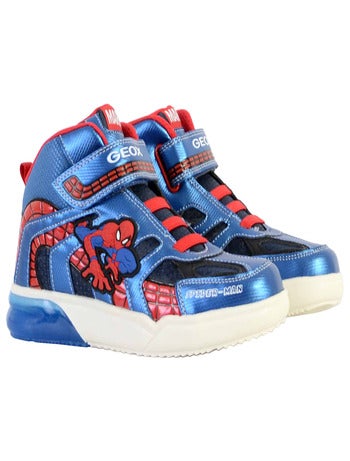 Basket Montante à Scratch Enfant Geox Grayjay
