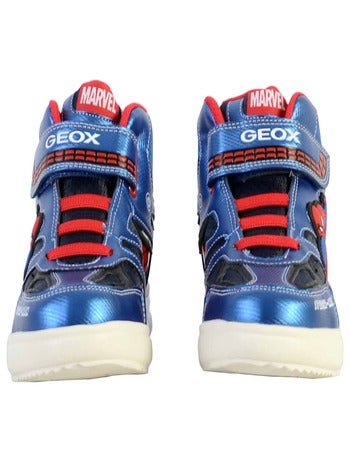 Basket Montante à Scratch Enfant Geox Grayjay