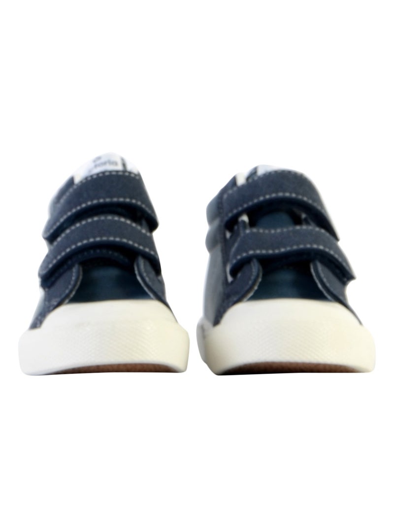 Basket Montante à Scratch Enfant Victoria Bleu marine - Kiabi