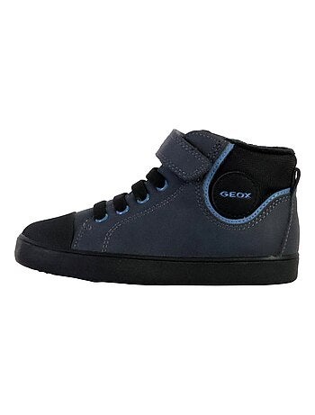 Basket Montante à Scratches Geox Enfant Gisili Wax.Synt Nylon