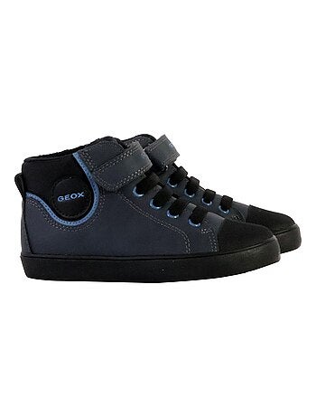 Basket Montante à Scratches Geox Enfant Gisili Wax.Synt Nylon