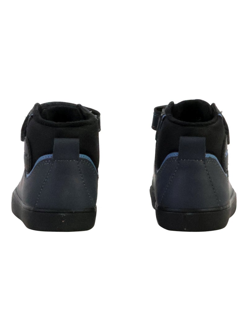 Basket Montante à Scratches Geox Enfant Gisili Wax.Synt Nylon Bleu - Kiabi