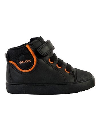 Basket Montante à Scratches Geox Enfant Gisili Wax.Synt Nylon