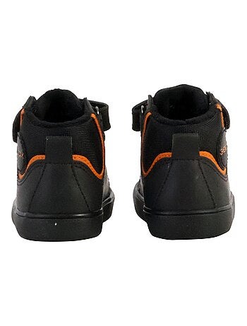 Basket Montante à Scratches Geox Enfant Gisili Wax.Synt Nylon