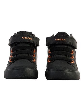 Basket Montante à Scratches Geox Enfant Gisili Wax.Synt Nylon