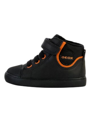 Basket Montante à Scratches Geox Enfant Gisili Wax.Synt Nylon